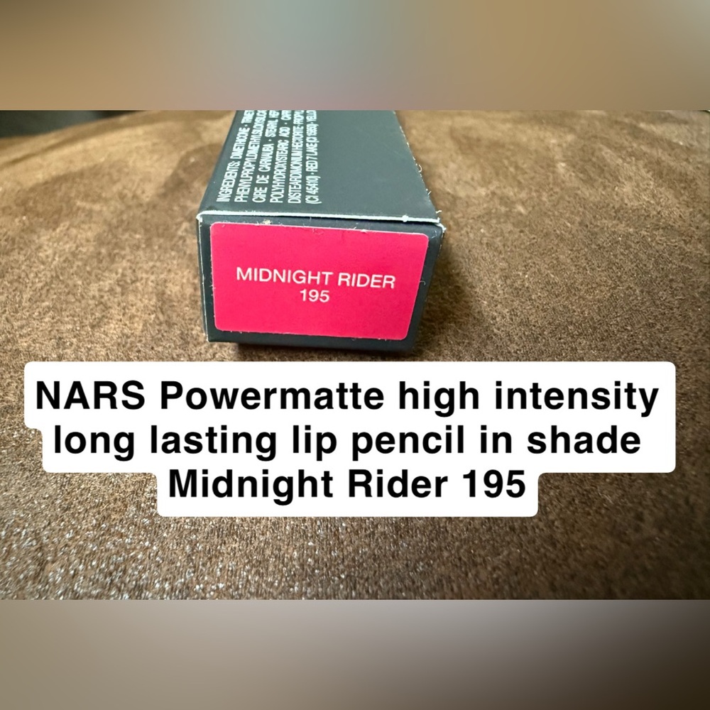 NARS PowerMatte high intensity long lasting lip pencil shade Midnight Rider 195